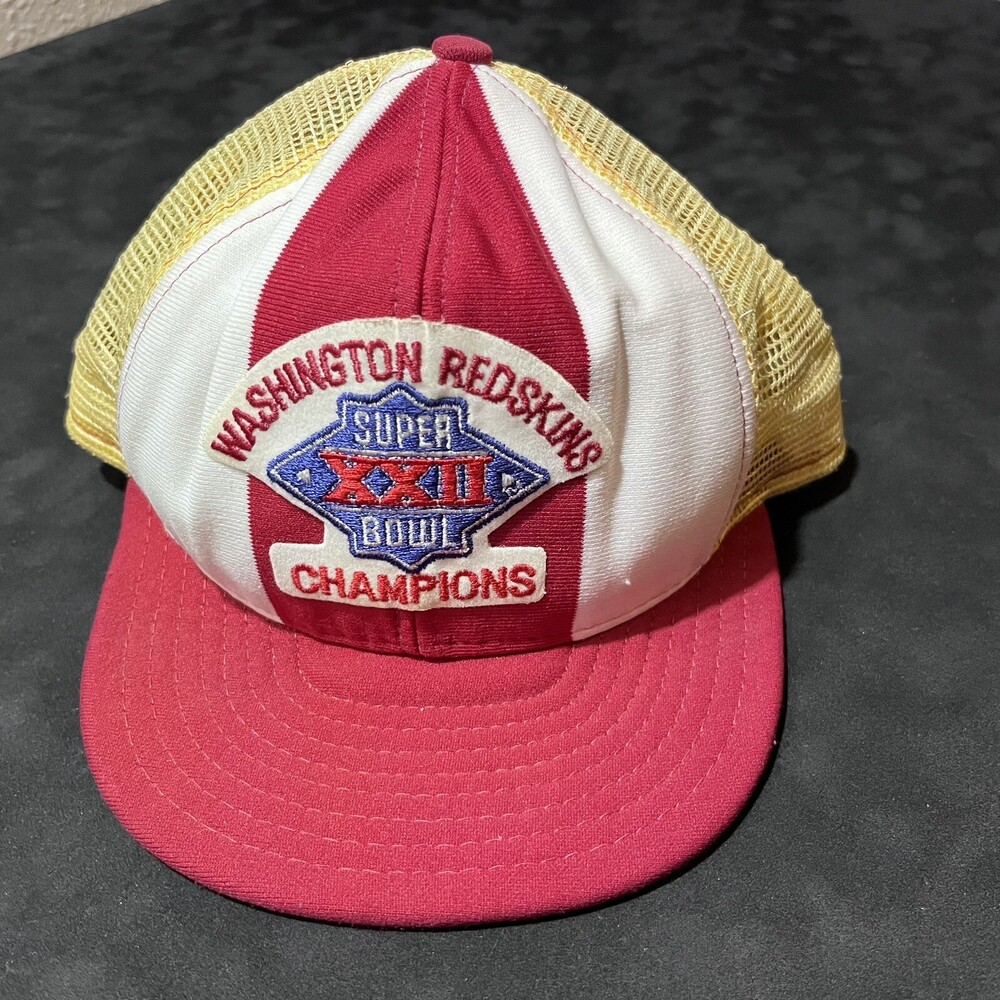 Vintage Washinton Redskins Hat Super Bowl 1980s Champions Snapback Commanders